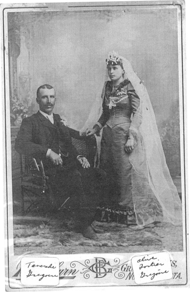 Wedding Photo of Tancrede Grégoire and Olive Fortier